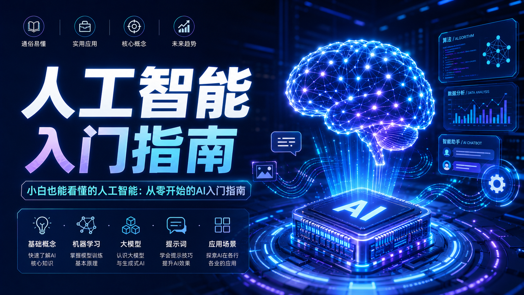 小白也能看懂的人工智能：从零开始的AI入门指南