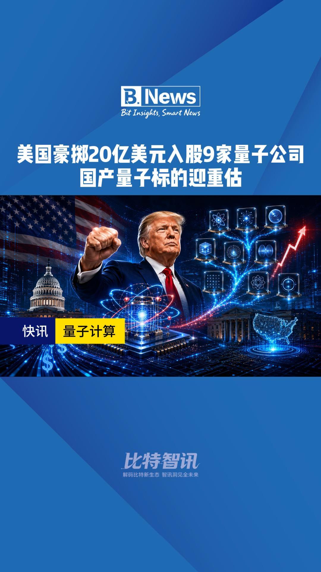 美国豪掷20亿美元入股9家量子公司 国产量子标的迎重估