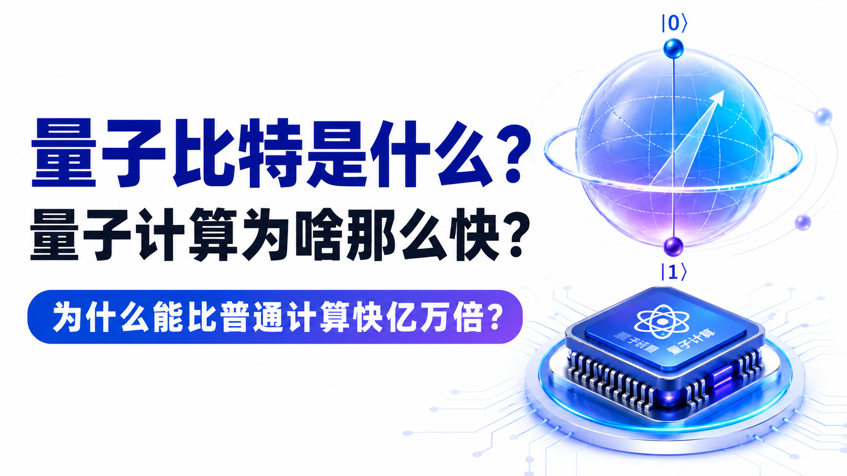 量子比特是什么？量子计算为啥那么快？
