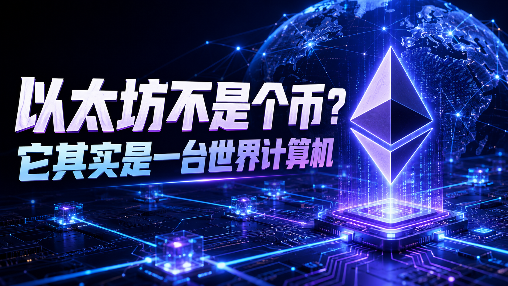 以太坊不是个币？它其实是一台 世界计算机 ！