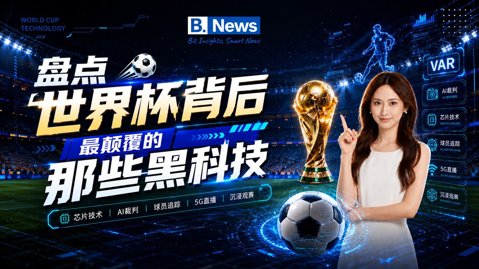 从鹰眼到AI大脑：世界杯赛场上的科技进化史