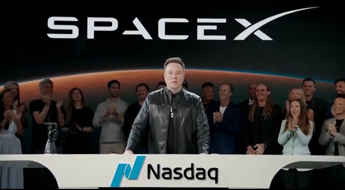 钟声响彻纳斯达克：SpaceX万亿IPO书写航天史新篇 马斯克：从不足10%胜算到把科幻照进现实