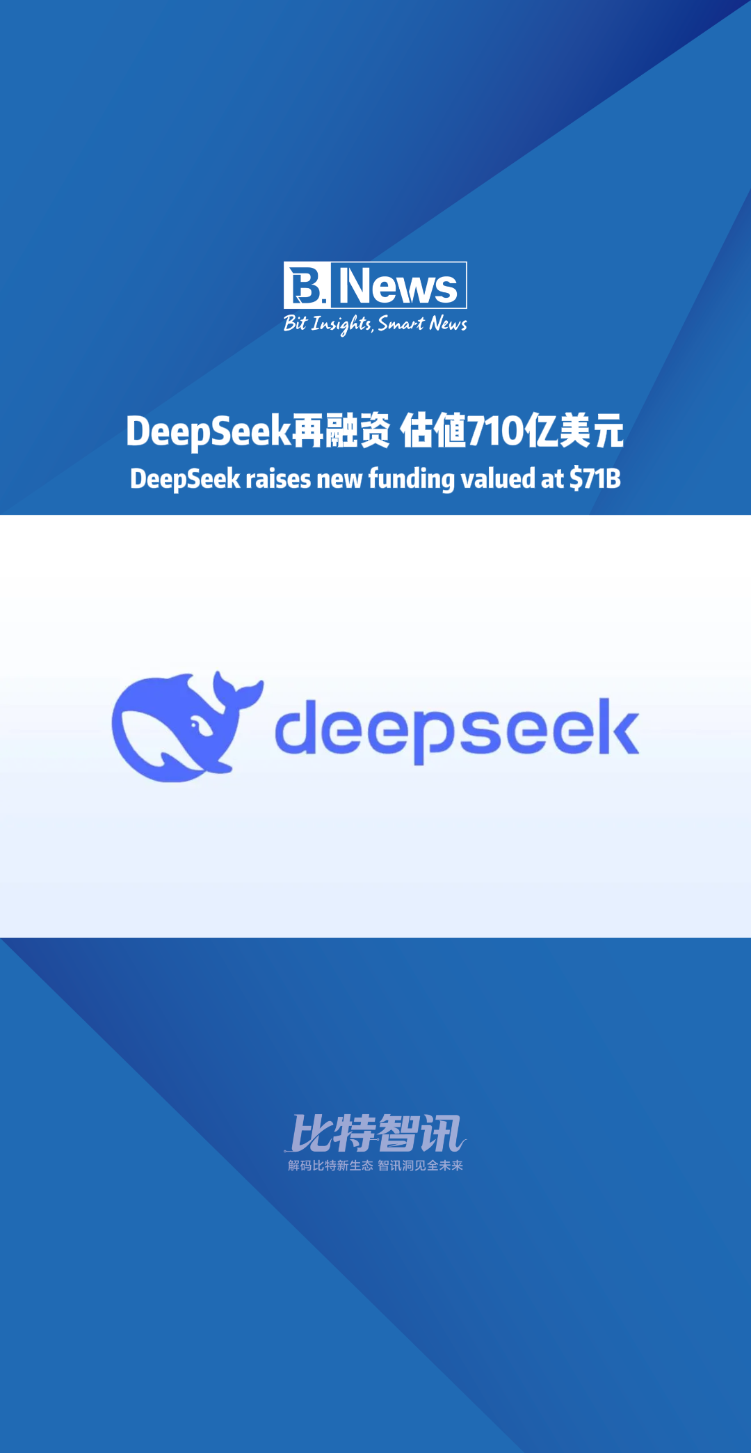 DeepSeek再融资 估值710亿美元