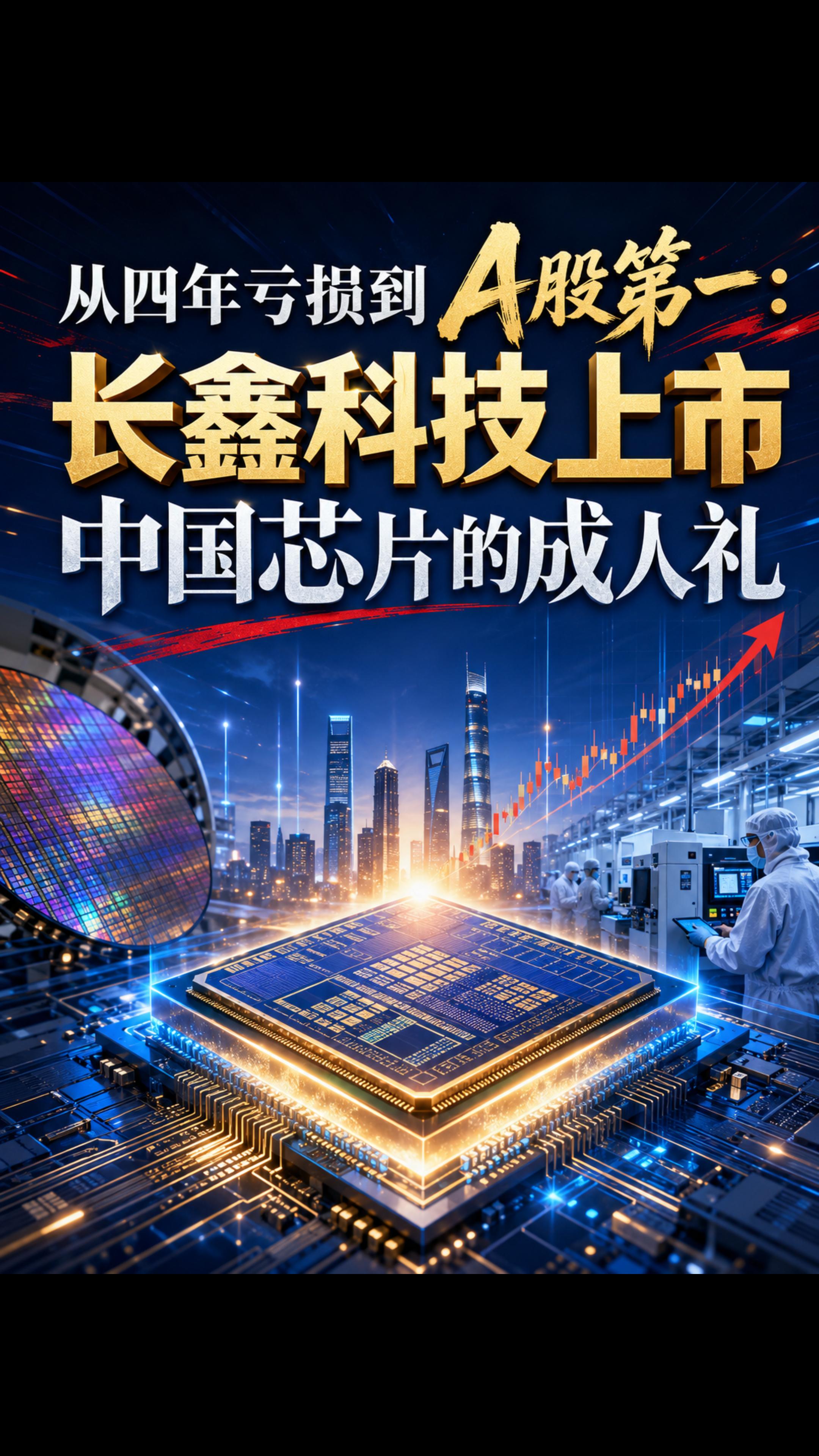 从四年亏损到A股第一：长鑫科技上市 中国芯片的成人礼
