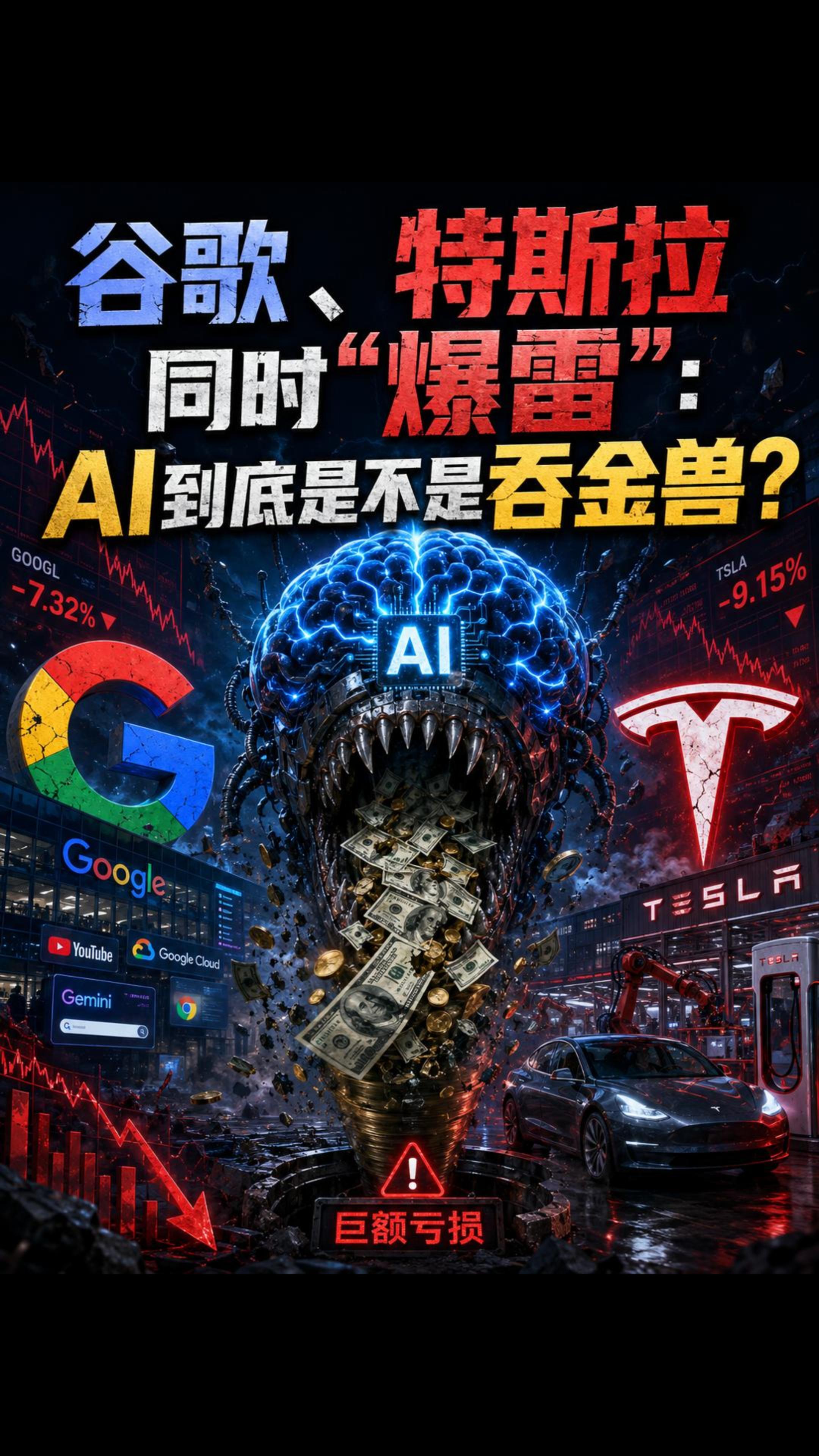 谷歌、特斯拉同时“爆雷”：AI到底是不是吞金兽？